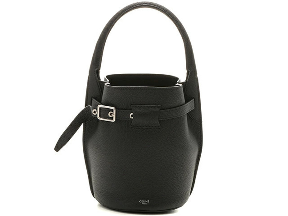 Celine Bucket Shoulder Bag Black Calfskin